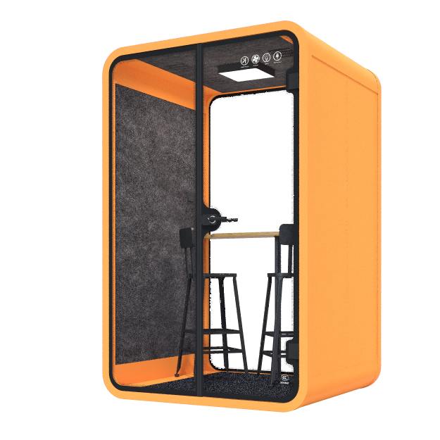 Modern Meeting Room Pods Multiple Color 2 Person Phone Booth