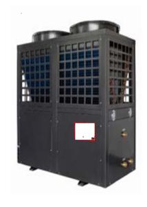China DC Inverter Control Swimming Pool Air Source Heat Pump For School factory