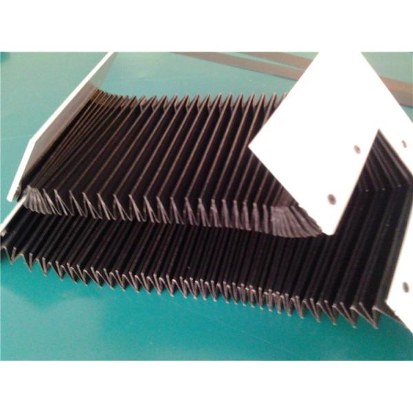China Heat-sealed &folded bellows fabric +PVC for any kind of machine dust covers factory