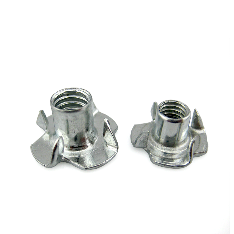 Non-Standard M6 Cage Nut in Blue Zinc Plated Carbon Steel for Customer's Requirement