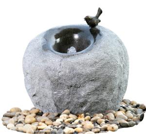 China Cement Material Modern Outdoor Fountains , Rock Color Stone Garden Fountains factory