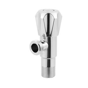 China Modern SS201 Plating Angle Valve For Geyser Quarter Turn Bathroom Angle Stop factory