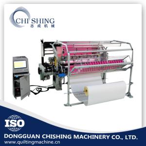 China Three Needle Bar 64&quot; Industrial Computerized Quilting Machine Shuttle Type factory