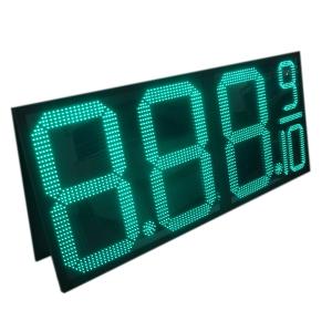 China 110/220VAC Power Input Outdoor GAS STATION SIGN Regular Diesel 18 inches Gas Changer factory