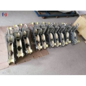 Four Sheaves Combined Block 10KN Heavy Duty Conductor Stringing