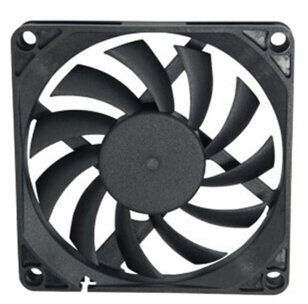 Original aidecoolr 80*80*10mm 3000/rpm black fan Single ball bearing fan axial