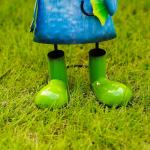 Customizable Frog Metal Garden Ornaments Decoration Weatherproof
