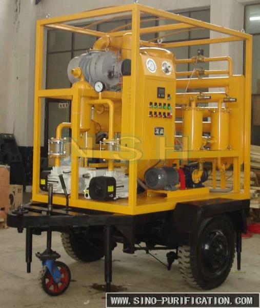 Double Stage High Vacuum Oil Purifier 1200 Liter Per Hour Insulation Oil