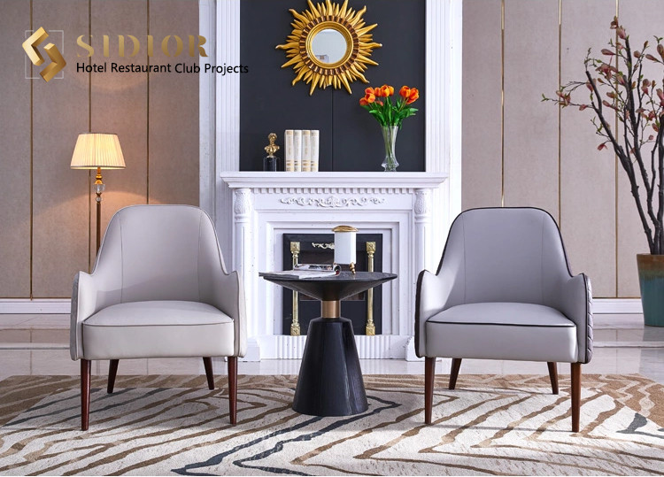 Comfortable Leather Chair, Leather Upholstered Chair, Leather Easy Chair, High Density Foam, PU Leather Upholstery
