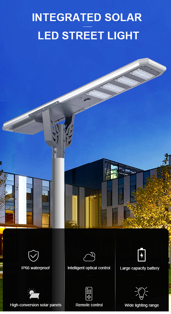 120LM/W Solar Flood Lights LED Street Lamp Multi Power 80W 90W 100W