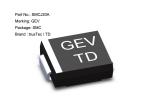 1500W Unidirectional Tvs Diode SMD 48V Esd Suppressor Diode SMCJ48A