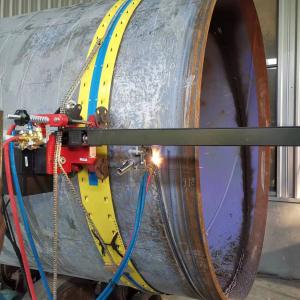 China Automatic Operation Orbital Tube Cutting Machine For Heavy Duty Construction factory