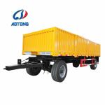 Leaf Spring Suspension Farm Wagon Trailer With Turntable Drawbar Madagascar Full