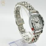 Minimalist Stylish Stainless Steel Strap Watch Quartz Silver Waterproof Watch