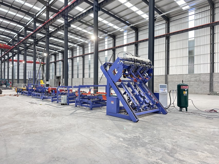 Automatic Wood Pallet Block Nailing Machine Pallet Legs Nailing Machine