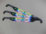 Custom 3d fireworks glasses 0.06mm lenses / disposable 3d paper glasses
