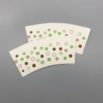 PE Coated 3oz To 26oz Raw Material Paper Cup Fan 190gsm 230gsm Food Grade
