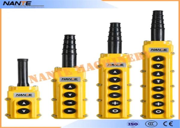 Single Speed AS4 Industrial Remote Pendant Control Stations Overhead Crane
