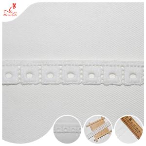 China Milky Lace Ribbon Trim Accessory 1.9cm Width For Lady Garment Diy Decoration factory
