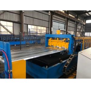 China 1.5mm Thickness Embossing Steel Deck Roll Forming Machine factory