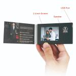 2.4 Inch Video Business Card Custom LCD Screen Card For Business Promotion