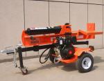 Horizontal and vertical 42 ton hydraulic wood log splitter, gasoline log wood