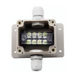 Electrical Enclosure Junction Box with Cable Glands Connectors 63*58*45mm Wall