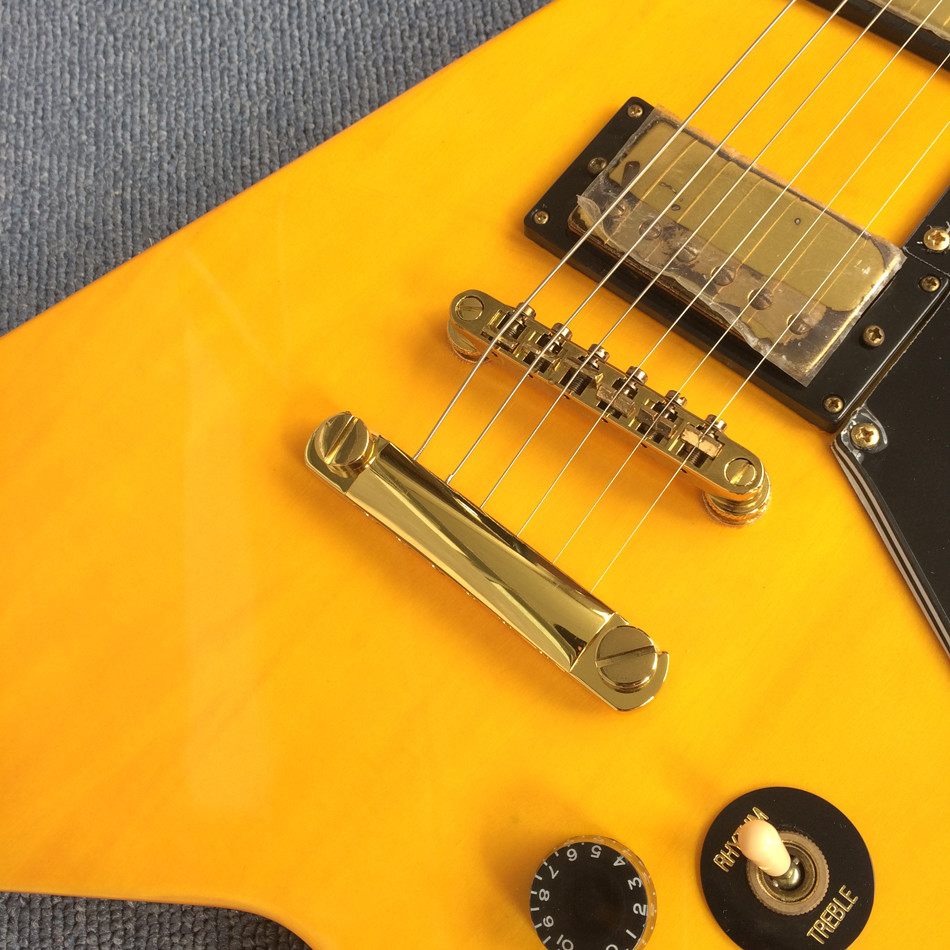 Custom V style electric guitar, rosewood fingerboard , Chrome hardware
