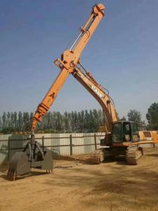 China PC336 20M Excavator Telescopic Arm With Clamshell Bucket factory