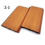 Exterior WPC Wall Cladding UV Resistant Synthetic Wood Wall Panels CE