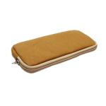 Factory Manufacture recycle washable kraft paper zip clutch bag travel organizer