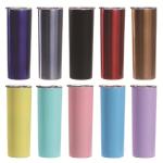 20 Oz Skinny Sublimation Blanks Stainless Steel Skinny Tumbler With Lid And
