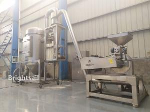 China Two Grinding Discs 40 To 200 Mesh Fineness Powder Milling Machine factory