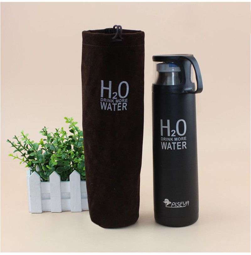 Rubber Logo Polyester L6.5cm Drink Bottle Sleeve