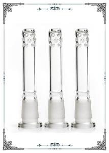 China Water Pipes Accessories Hookah Slide 3.5 Inch Downstems With Holes factory
