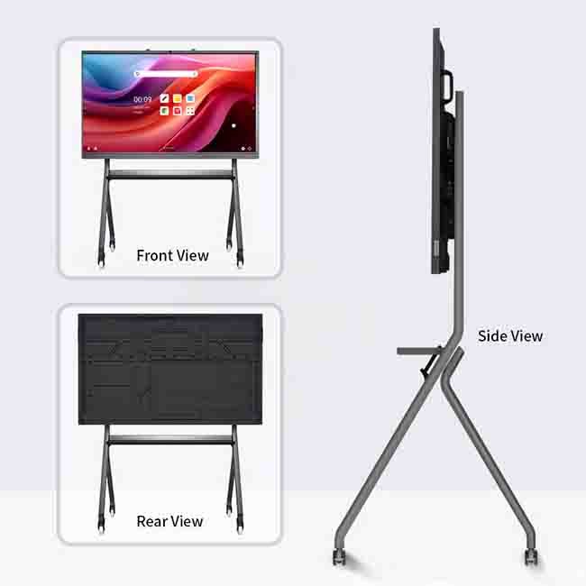 Dual System Smart Interactive Flat Panel Digital Board 3840×2160px 110" Size