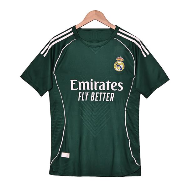 Real Madrid 2025-2026 pre-match training uniform player version supports group