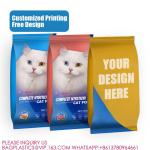 Self Sealing Side Gusset Pouch Zipper for Flat Bottom tea Coffee Pet Snack Food