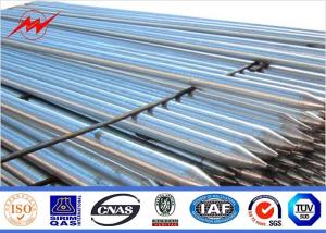 China Tensile Strength Copper Bonded Earth Rod / Ground Rod With All Kinds Clamps factory