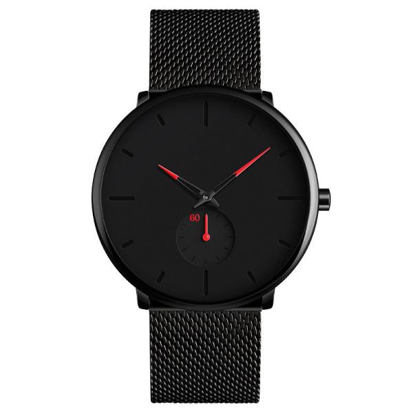 Business Stainless Steel Quartz Wrist Watch Waterproof Men'S Watch Simple