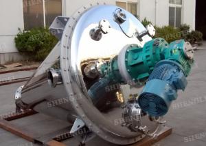 China High Speed Vertical Ribbon Mixer , Cone Screw Mixer For Food Material / Medicine factory