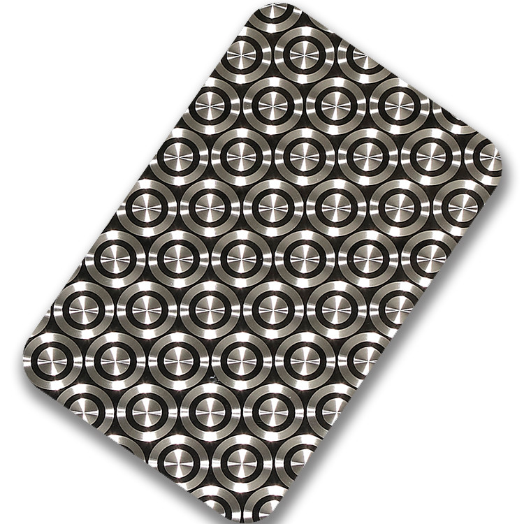 3.0mm Thickness Decorative Stainless Steel Sheet 201 304 316 3D Laser Finish