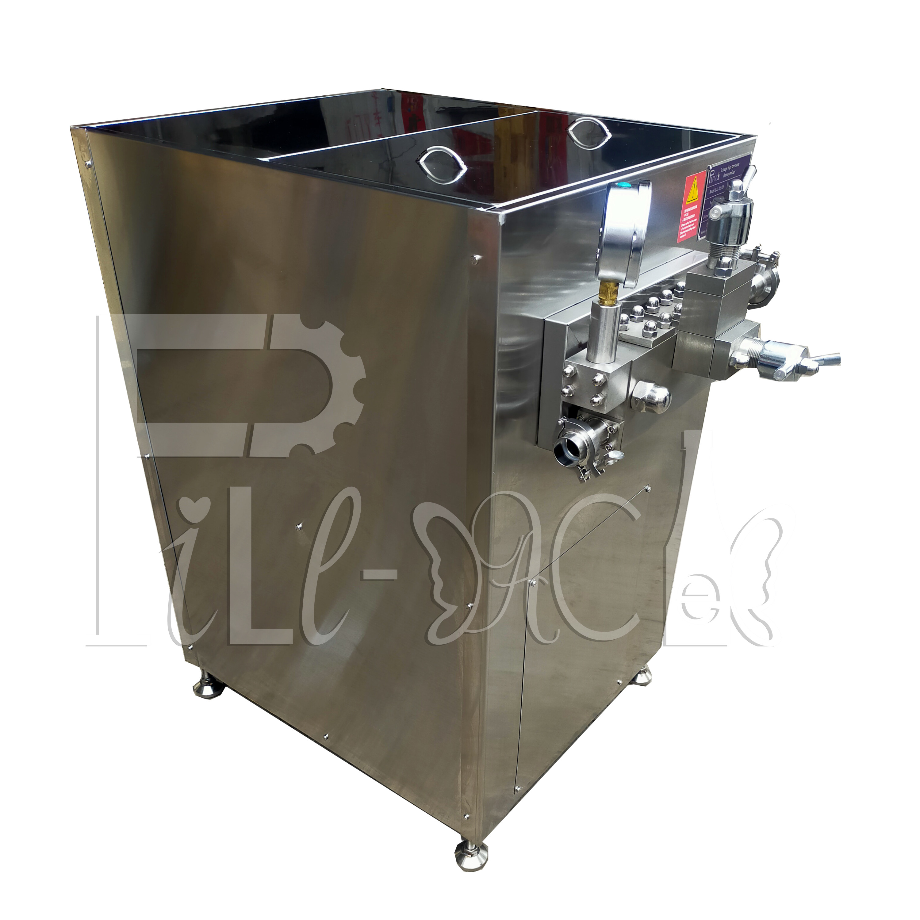 3000LPH 25MPa Microfluidics High Pressure Homogenizer For Juice Milk