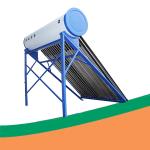 SUS316 Non Pressure Solar Water Heater 120L Galvanized Steel Vacuum Tube