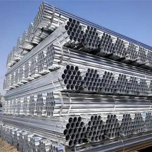 China Hot Rolled 12 Foot Galvanized Steel Pipe DX51D DX52D DX53D factory