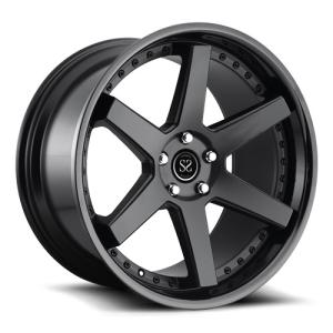 China 2-piece forged car wheel supplier manufacture all type of aftermarket wheel rim 5x112 6061-T6 Aluminum Alloy factory