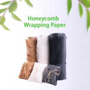 China Anti Collision 80gsm Honeycomb Wrapping Paper Roll Gift Pack Paper factory