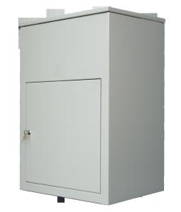 China Free Standing Outdoor Residential Mailboxes Galvanized Metal Parcel Delivery Box factory