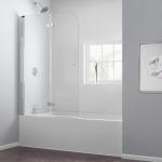 Semi Frameless Bathtub Shower Glass Door Tempered Safety 6mm