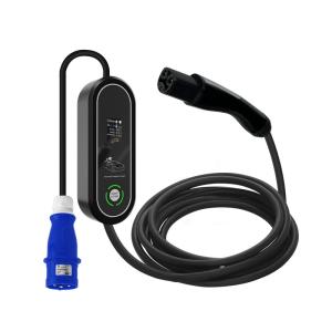 China IP55 Protection Level NACS Connector 7KW Industrial Plug Fast AC Portable EV Charger for Tesla Home Charging Station Pile factory